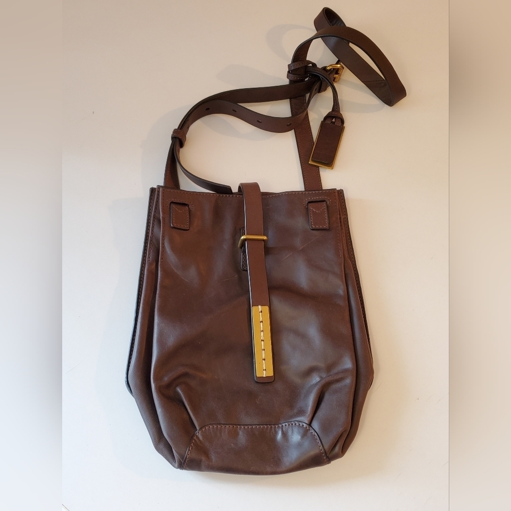 Joy Gryson Brown Leather Bag Esme Shoulder/Crossbody